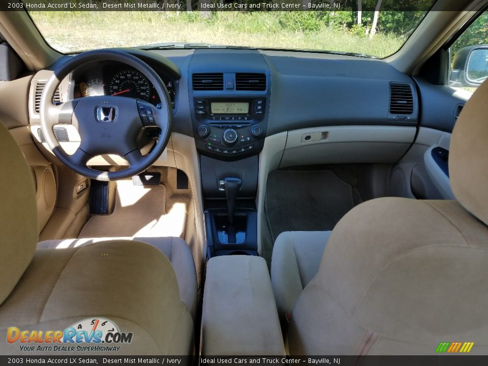 2003 Honda Accord LX Sedan Desert Mist Metallic / Ivory Photo #16