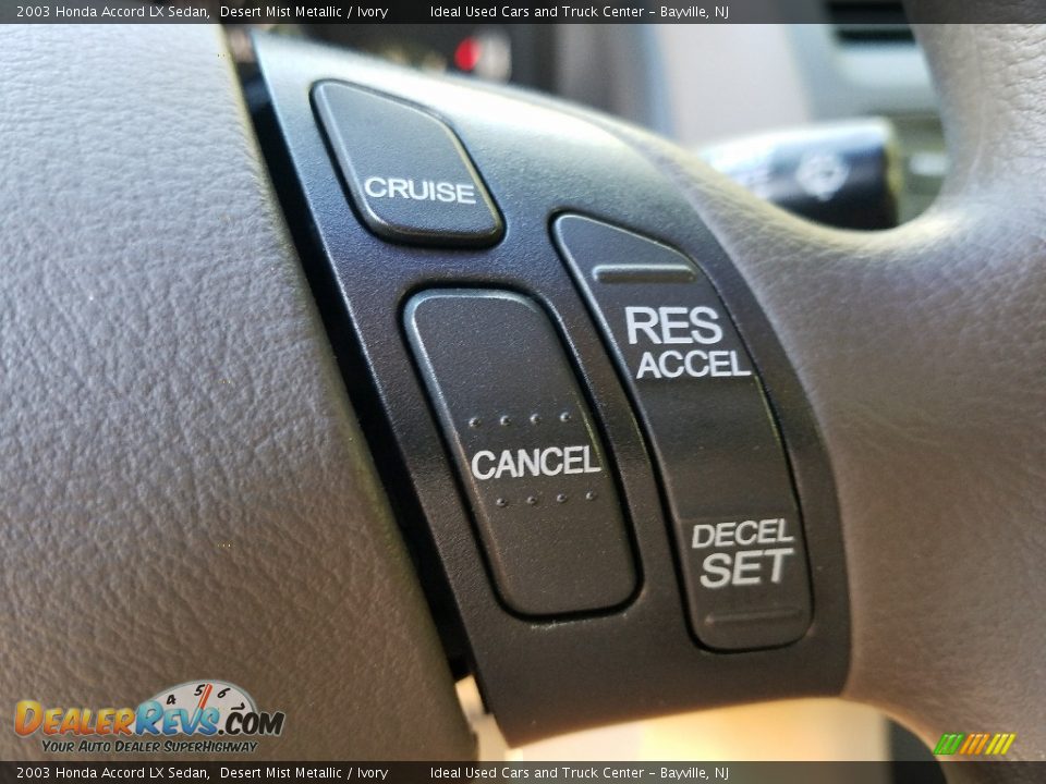 2003 Honda Accord LX Sedan Desert Mist Metallic / Ivory Photo #17