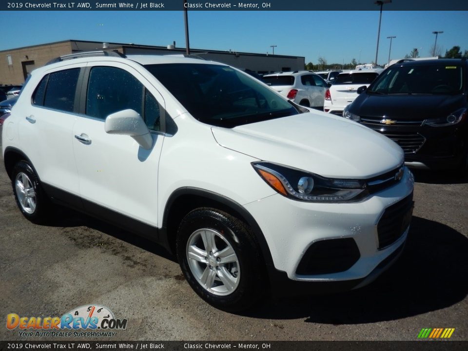 2019 Chevrolet Trax LT AWD Summit White / Jet Black Photo #3