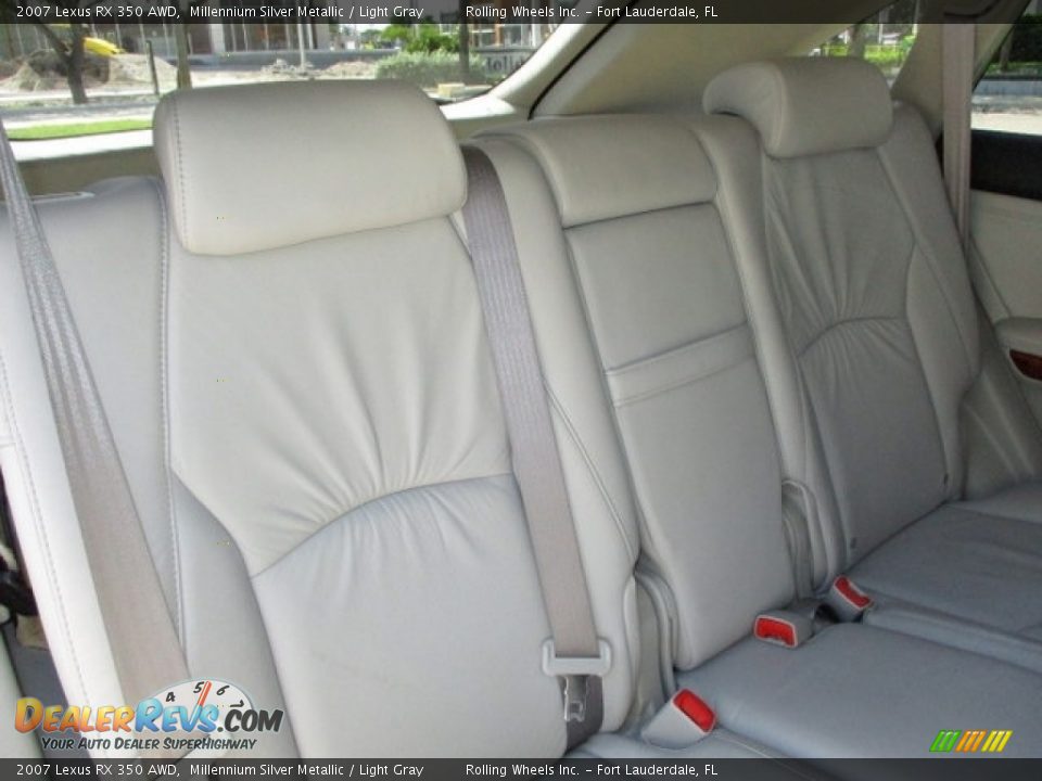 2007 Lexus RX 350 AWD Millennium Silver Metallic / Light Gray Photo #12