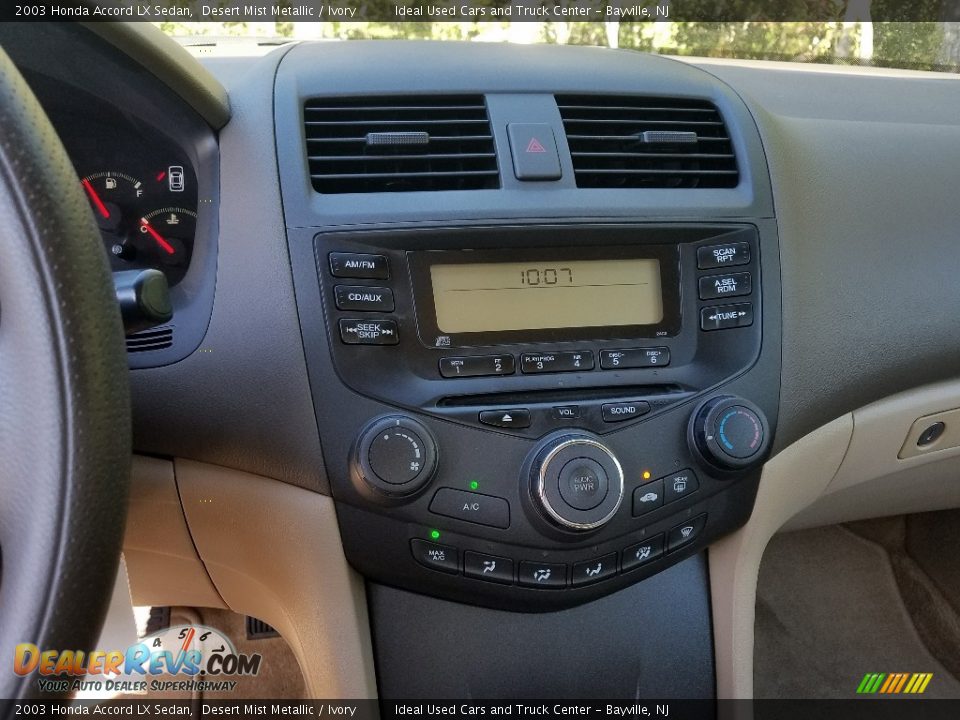 2003 Honda Accord LX Sedan Desert Mist Metallic / Ivory Photo #20