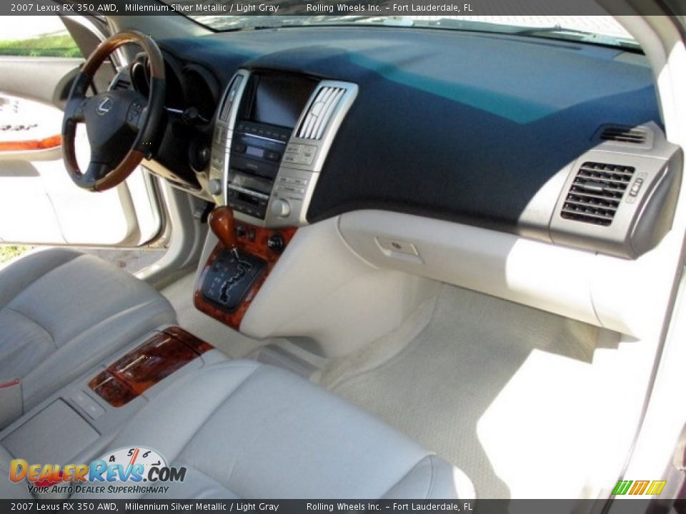 2007 Lexus RX 350 AWD Millennium Silver Metallic / Light Gray Photo #14