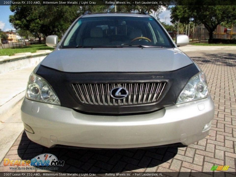 2007 Lexus RX 350 AWD Millennium Silver Metallic / Light Gray Photo #15