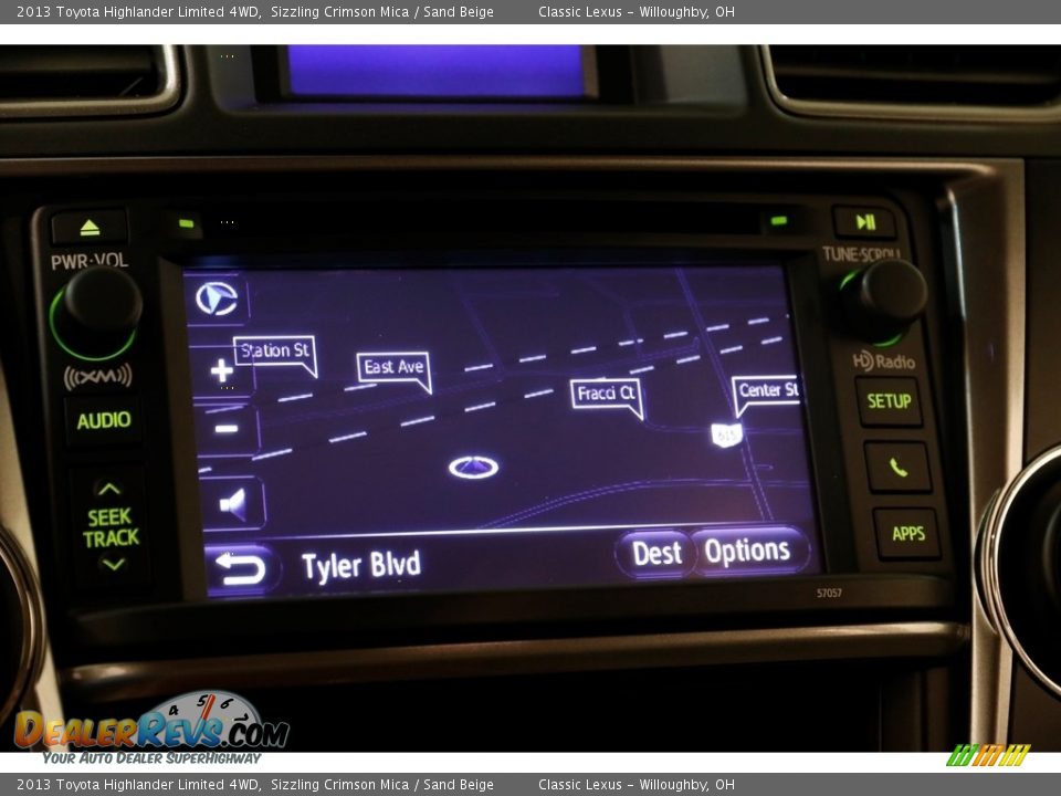 2013 Toyota Highlander Limited 4WD Sizzling Crimson Mica / Sand Beige Photo #19