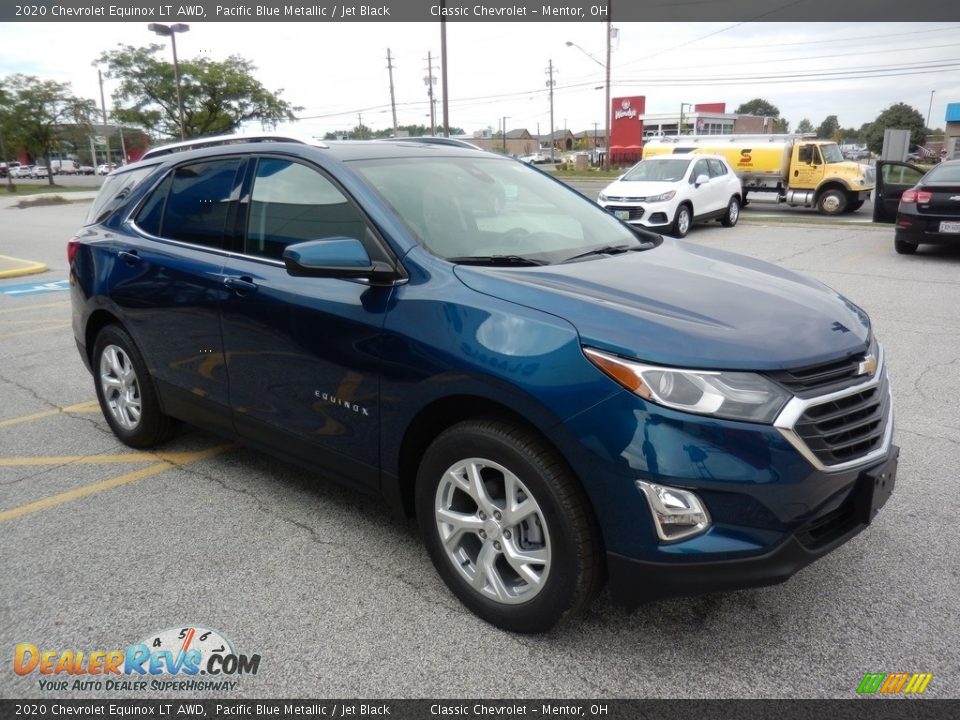 2020 Chevrolet Equinox LT AWD Pacific Blue Metallic / Jet Black Photo #3