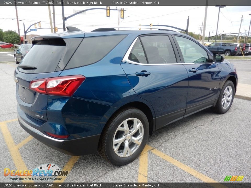 2020 Chevrolet Equinox LT AWD Pacific Blue Metallic / Jet Black Photo #4