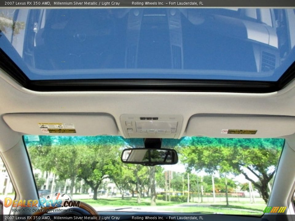 2007 Lexus RX 350 AWD Millennium Silver Metallic / Light Gray Photo #16