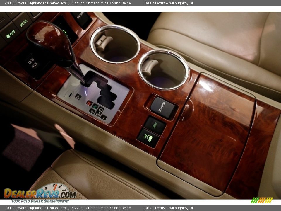 2013 Toyota Highlander Limited 4WD Sizzling Crimson Mica / Sand Beige Photo #21
