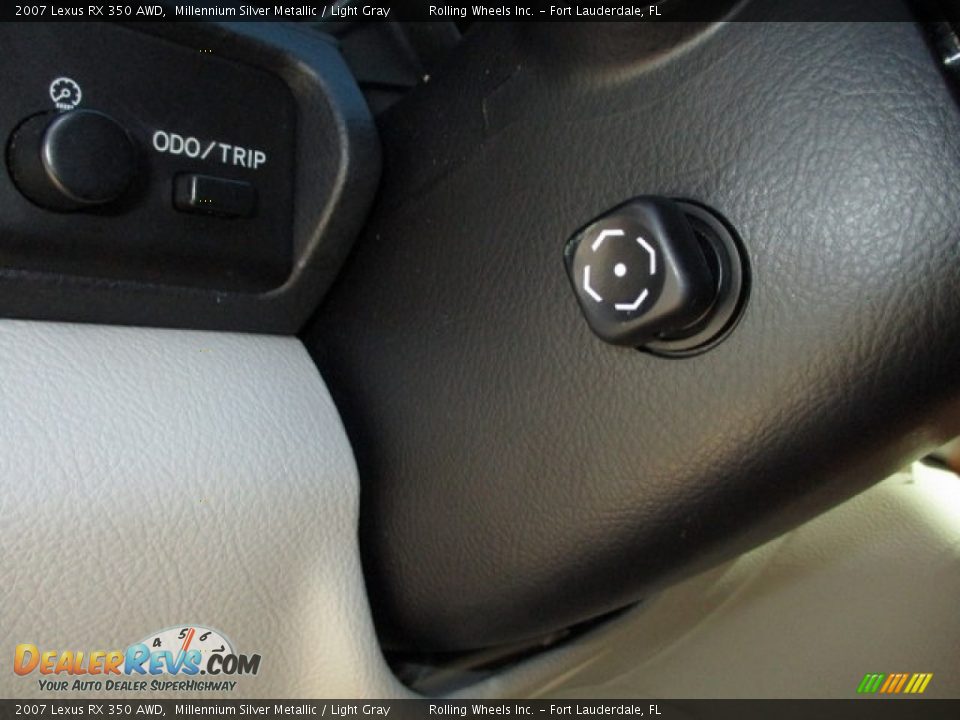 2007 Lexus RX 350 AWD Millennium Silver Metallic / Light Gray Photo #17