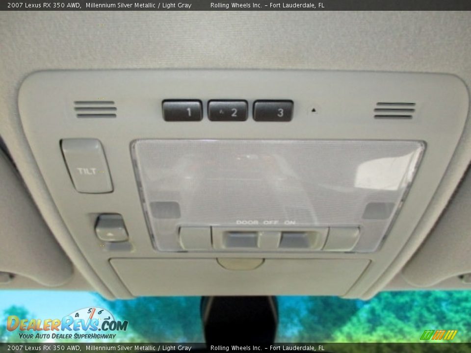2007 Lexus RX 350 AWD Millennium Silver Metallic / Light Gray Photo #18