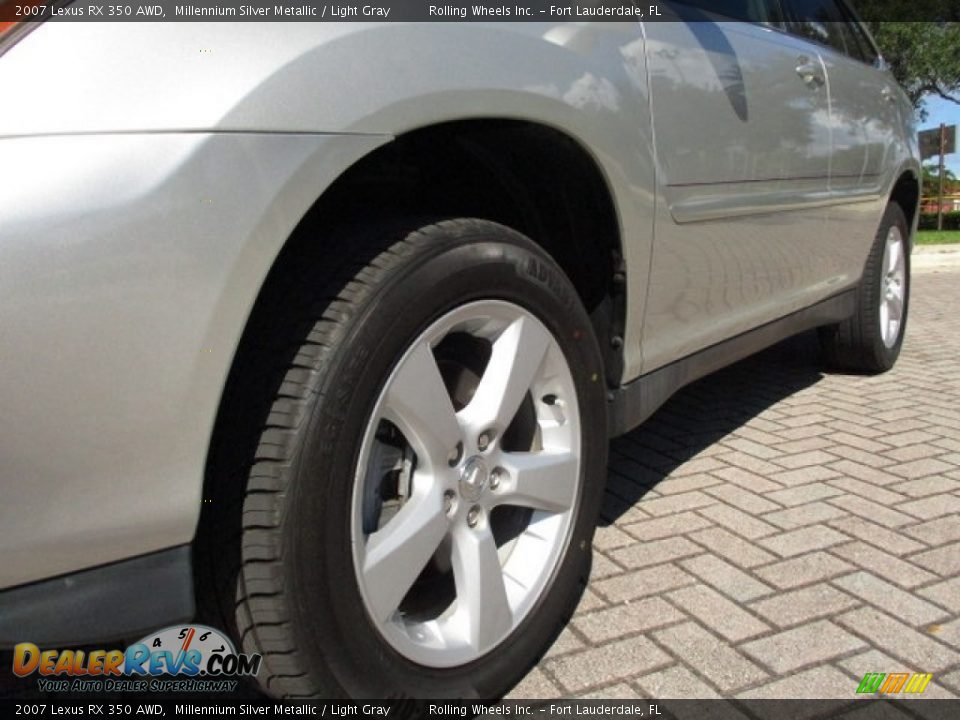 2007 Lexus RX 350 AWD Millennium Silver Metallic / Light Gray Photo #19