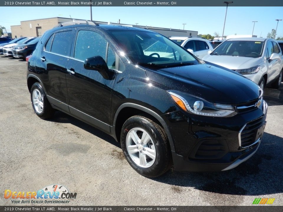 2019 Chevrolet Trax LT AWD Mosaic Black Metallic / Jet Black Photo #3