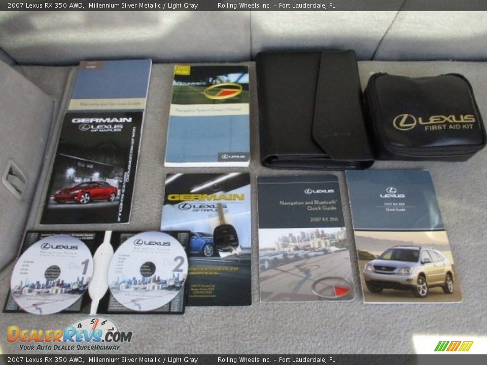 2007 Lexus RX 350 AWD Millennium Silver Metallic / Light Gray Photo #20