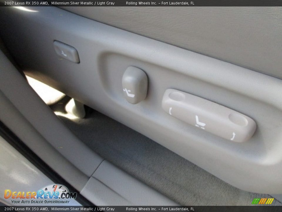 2007 Lexus RX 350 AWD Millennium Silver Metallic / Light Gray Photo #22