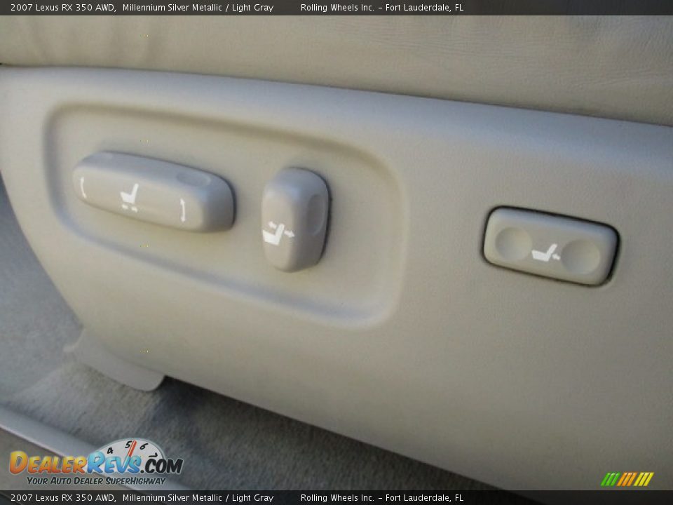 2007 Lexus RX 350 AWD Millennium Silver Metallic / Light Gray Photo #23