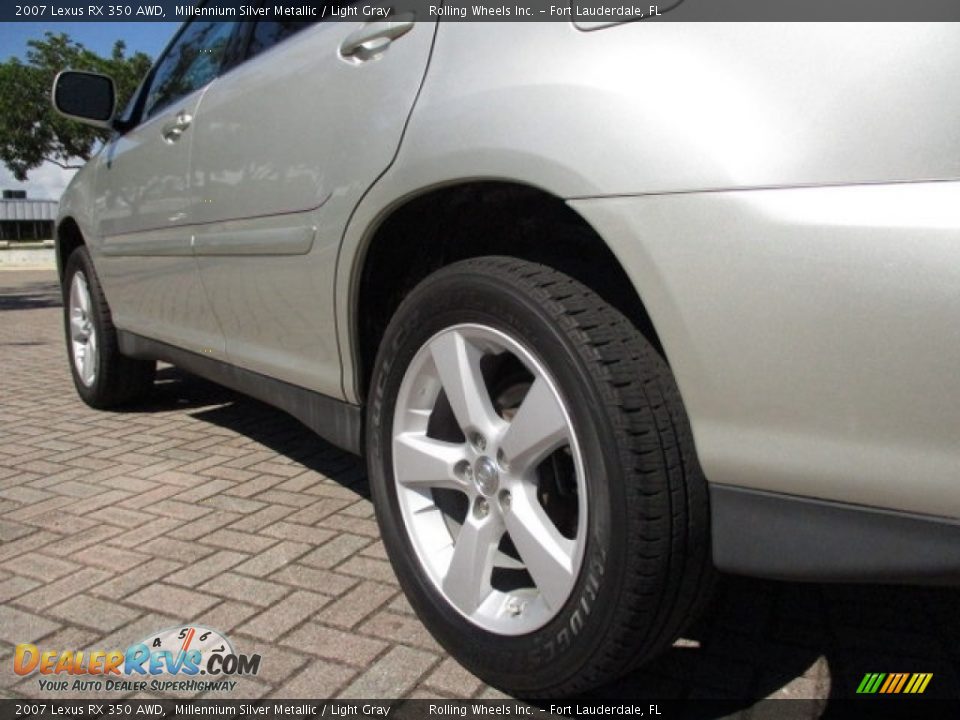 2007 Lexus RX 350 AWD Millennium Silver Metallic / Light Gray Photo #24