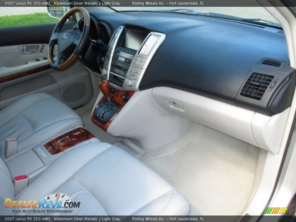2007 Lexus RX 350 AWD Millennium Silver Metallic / Light Gray Photo #25