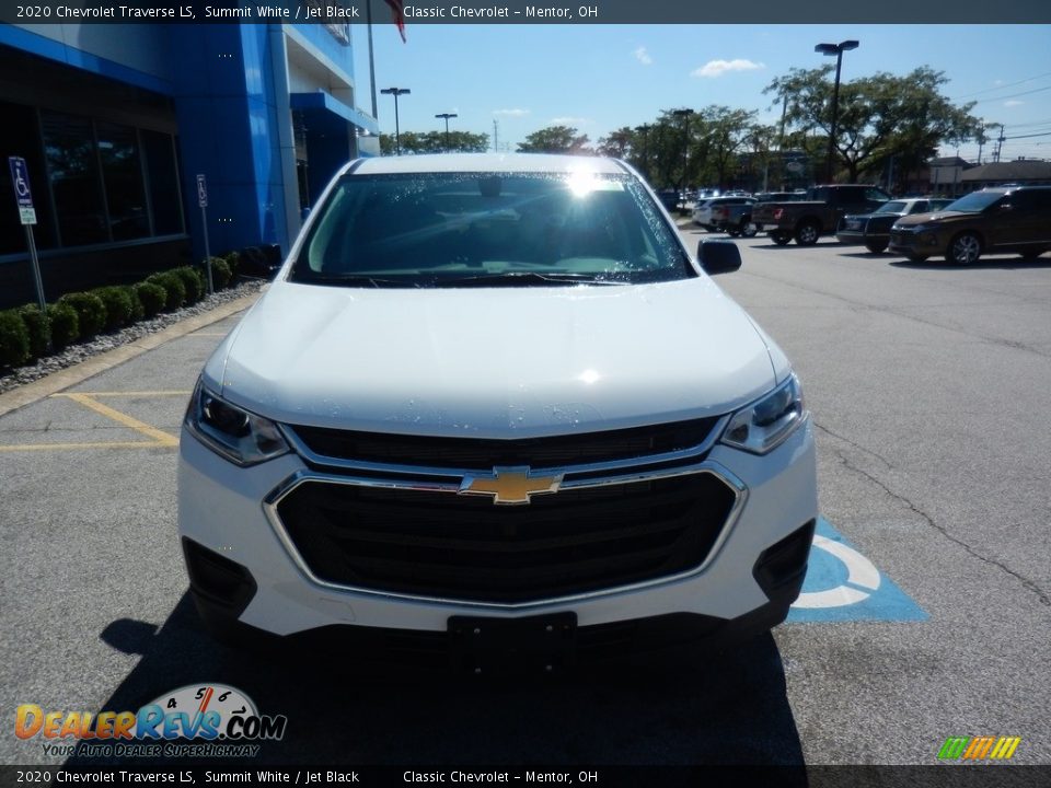 2020 Chevrolet Traverse LS Summit White / Jet Black Photo #2