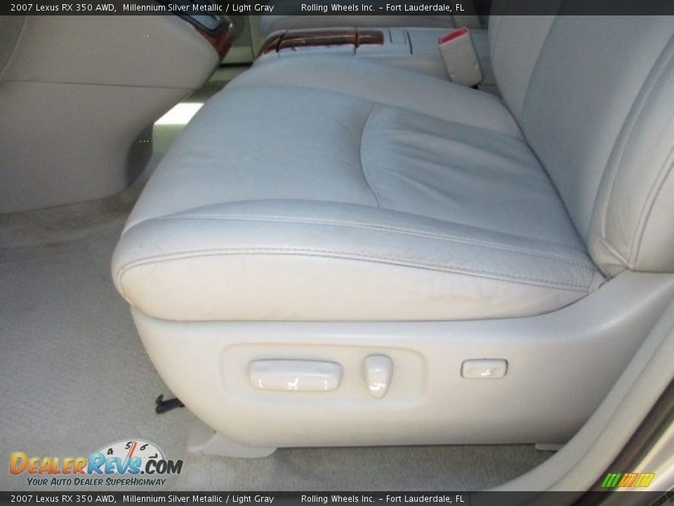2007 Lexus RX 350 AWD Millennium Silver Metallic / Light Gray Photo #27