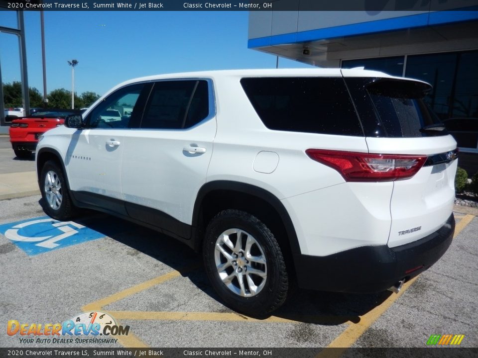 2020 Chevrolet Traverse LS Summit White / Jet Black Photo #5