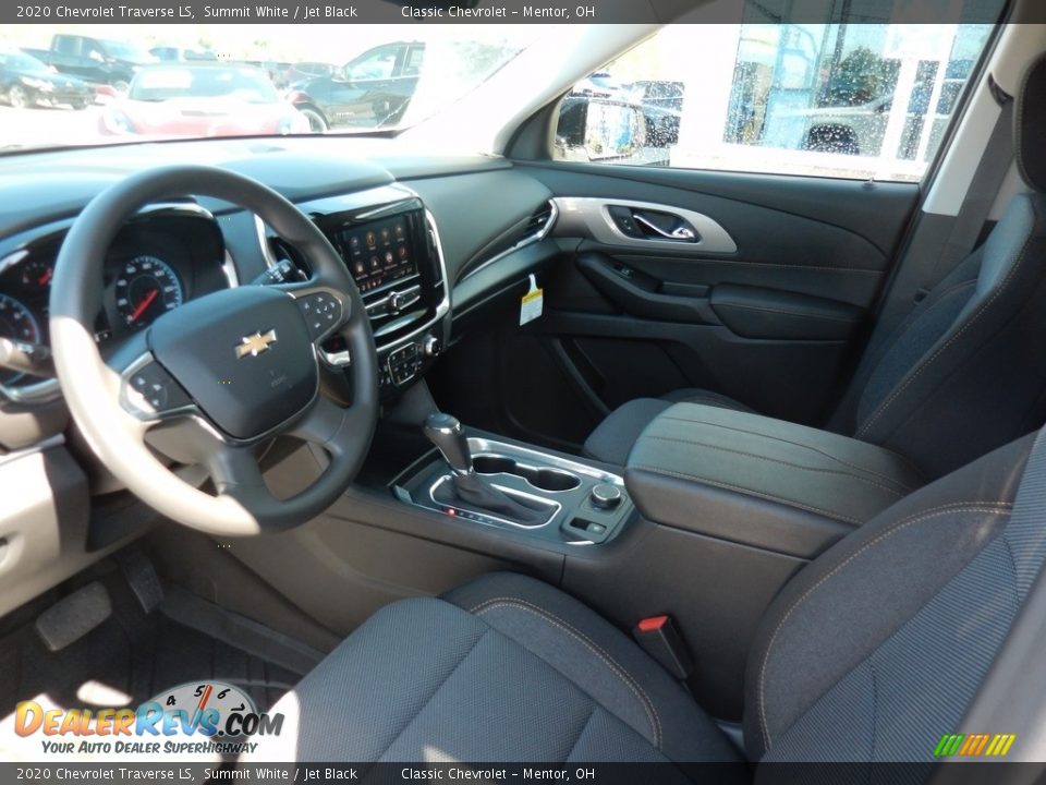 Jet Black Interior - 2020 Chevrolet Traverse LS Photo #6