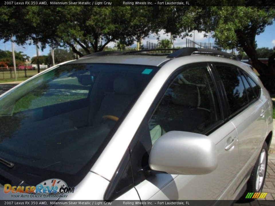 2007 Lexus RX 350 AWD Millennium Silver Metallic / Light Gray Photo #30