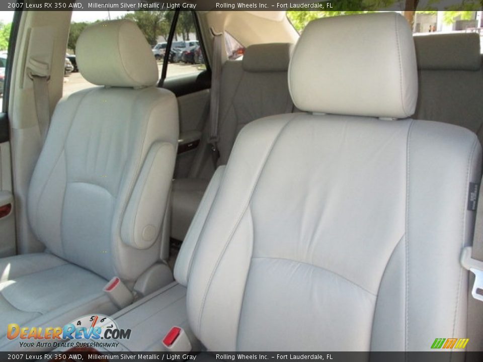2007 Lexus RX 350 AWD Millennium Silver Metallic / Light Gray Photo #31