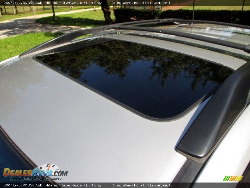 2007 Lexus RX 350 AWD Millennium Silver Metallic / Light Gray Photo #32