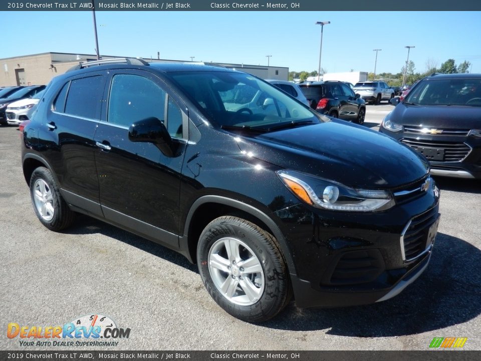 2019 Chevrolet Trax LT AWD Mosaic Black Metallic / Jet Black Photo #3