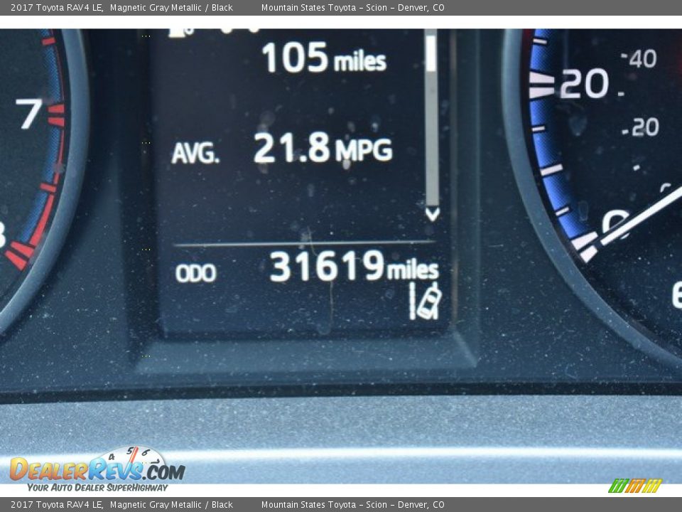 2017 Toyota RAV4 LE Magnetic Gray Metallic / Black Photo #12