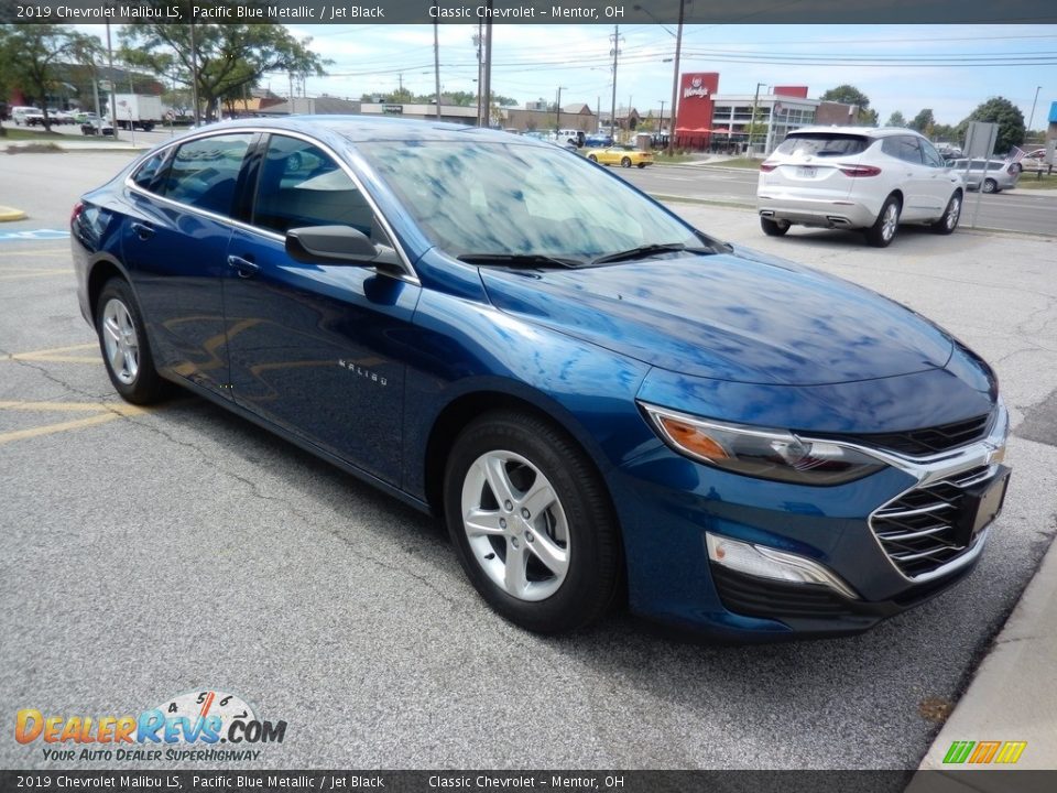2019 Chevrolet Malibu LS Pacific Blue Metallic / Jet Black Photo #3