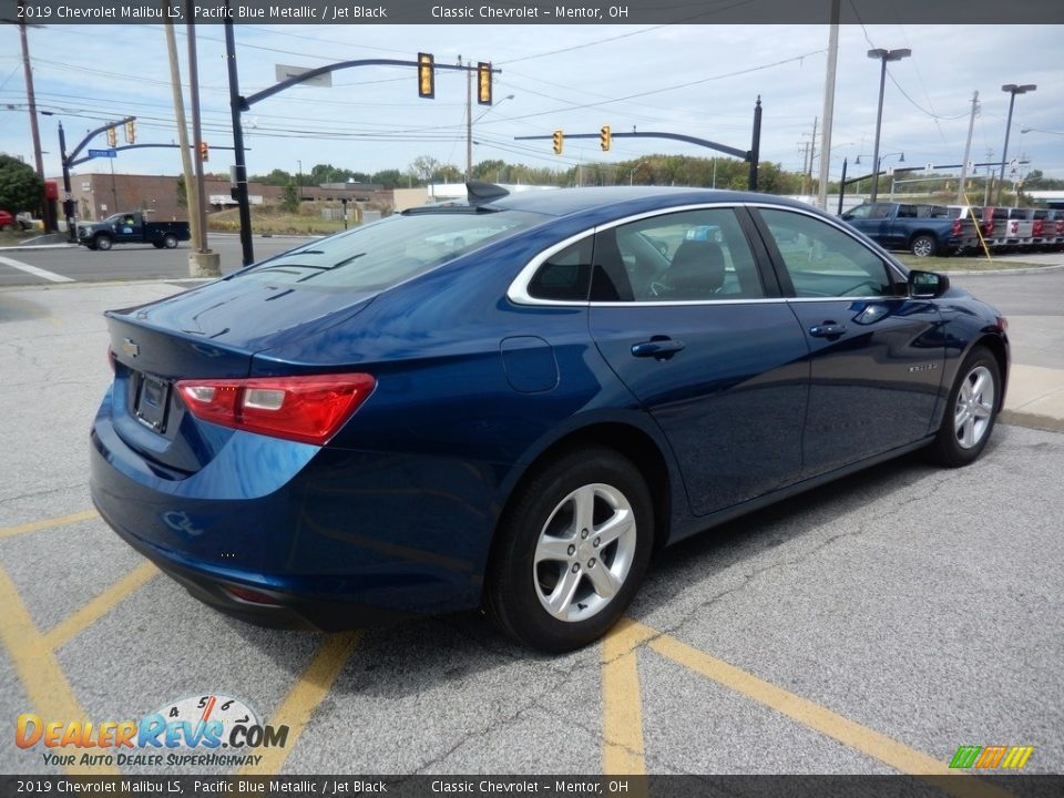 2019 Chevrolet Malibu LS Pacific Blue Metallic / Jet Black Photo #4