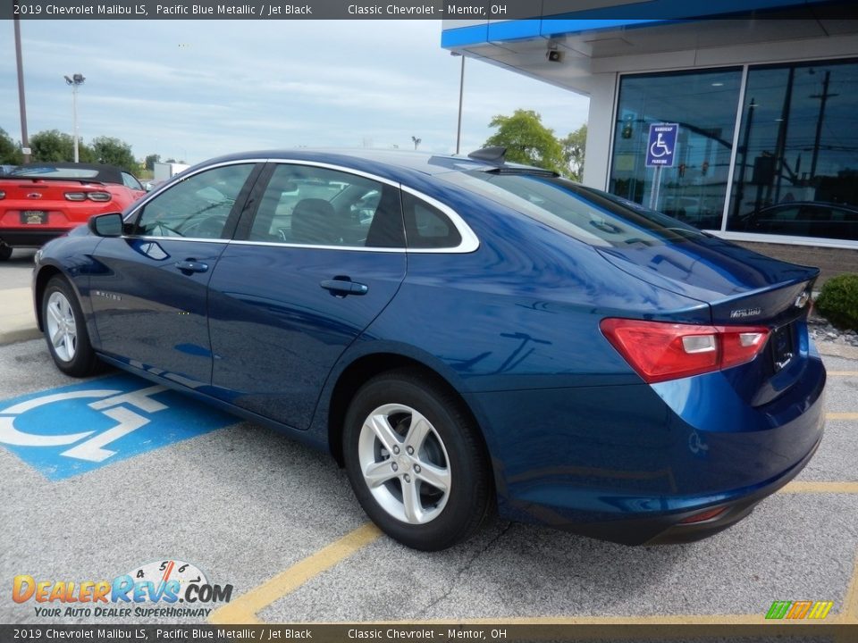 2019 Chevrolet Malibu LS Pacific Blue Metallic / Jet Black Photo #5