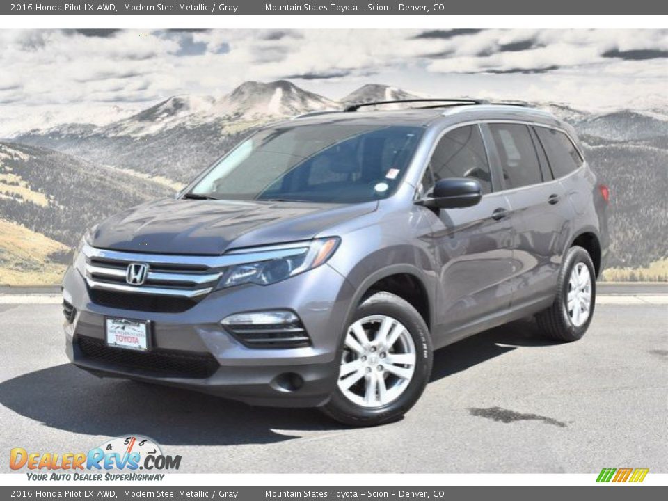 2016 Honda Pilot LX AWD Modern Steel Metallic / Gray Photo #5