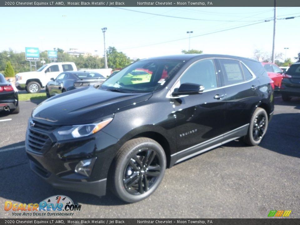 2020 Chevrolet Equinox LT AWD Mosaic Black Metallic / Jet Black Photo #1