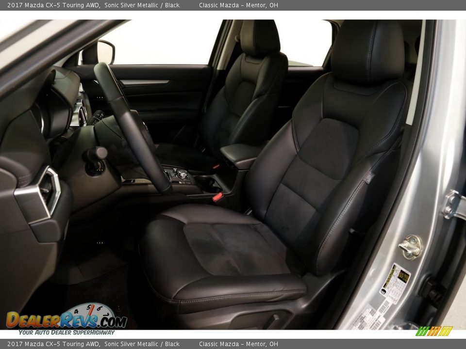 2017 Mazda CX-5 Touring AWD Sonic Silver Metallic / Black Photo #5