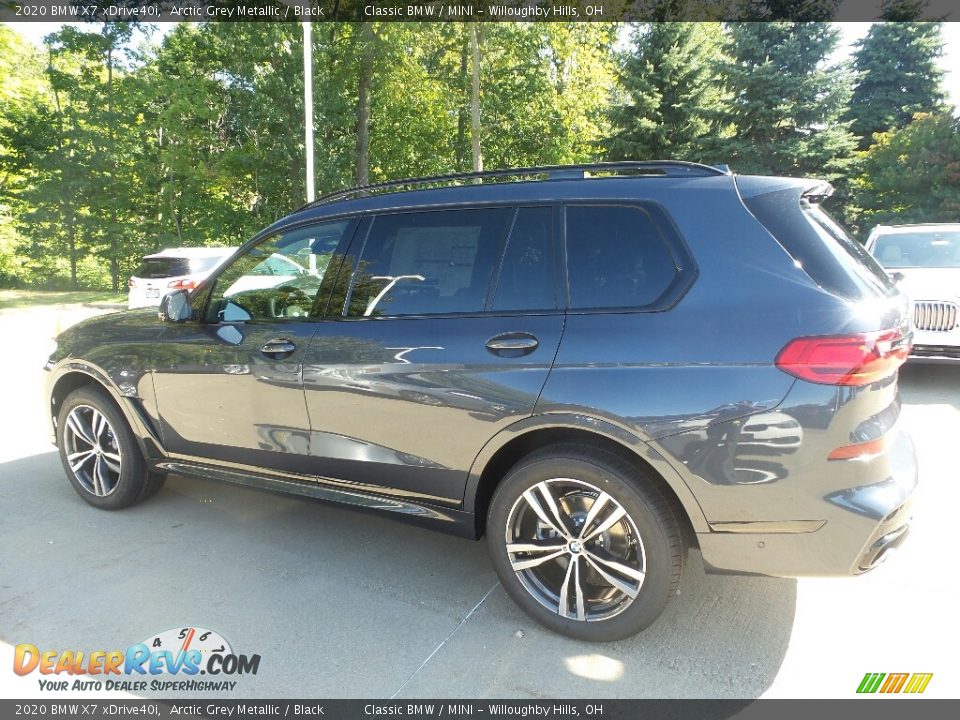 2020 BMW X7 xDrive40i Arctic Grey Metallic / Black Photo #5