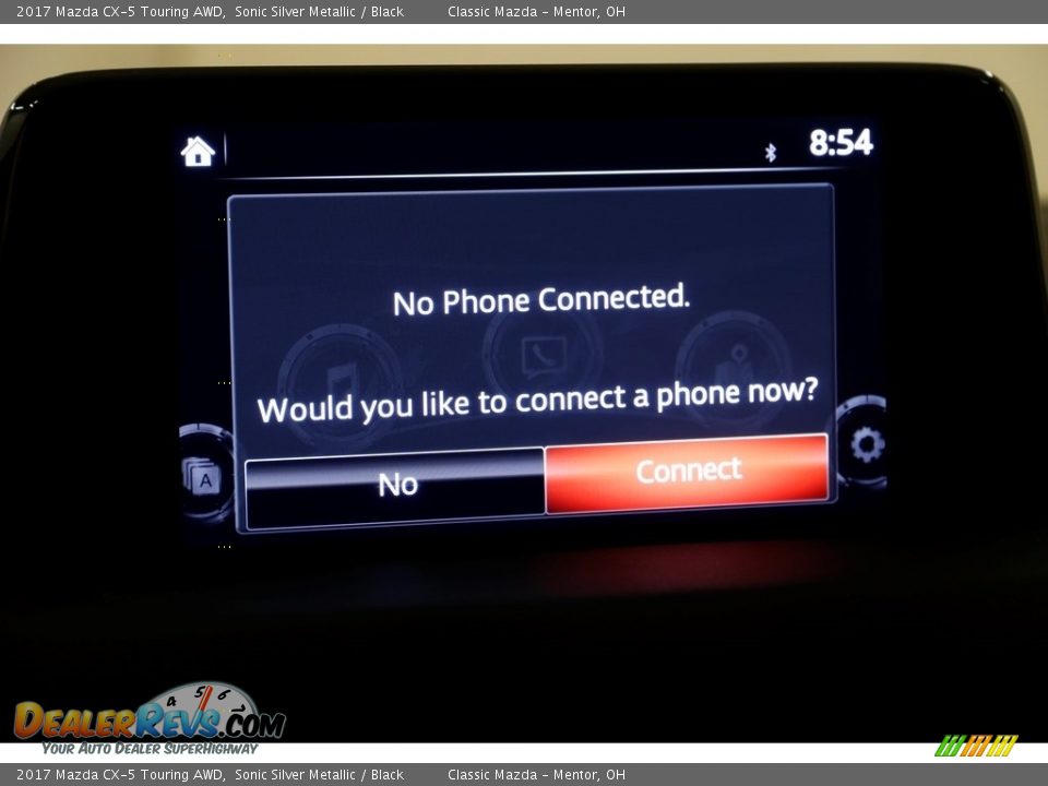 2017 Mazda CX-5 Touring AWD Sonic Silver Metallic / Black Photo #10