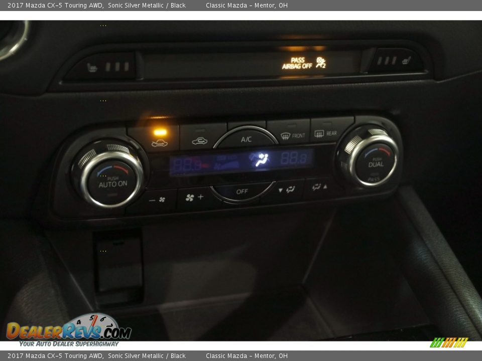 2017 Mazda CX-5 Touring AWD Sonic Silver Metallic / Black Photo #12
