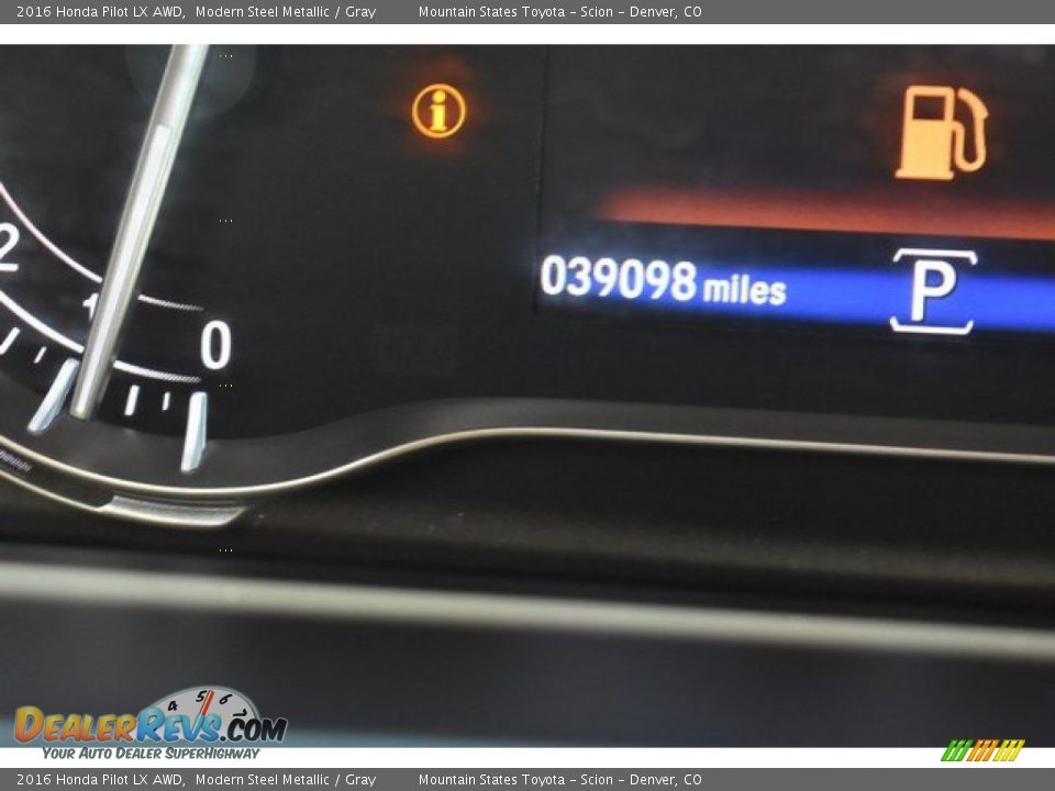 2016 Honda Pilot LX AWD Modern Steel Metallic / Gray Photo #30