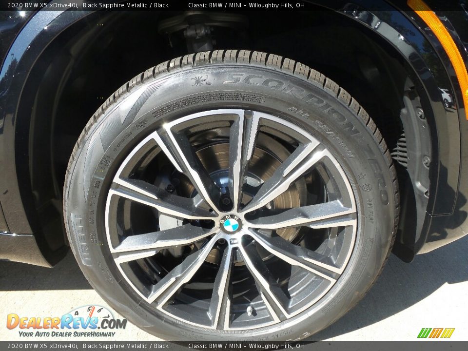 2020 BMW X5 xDrive40i Black Sapphire Metallic / Black Photo #2