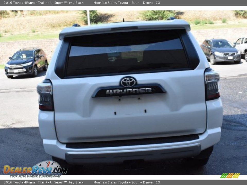 2016 Toyota 4Runner Trail 4x4 Super White / Black Photo #5