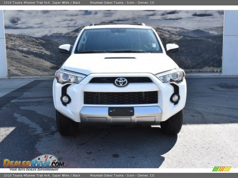 2016 Toyota 4Runner Trail 4x4 Super White / Black Photo #8