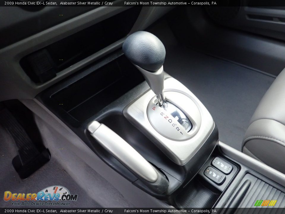 2009 Honda Civic EX-L Sedan Alabaster Silver Metallic / Gray Photo #21