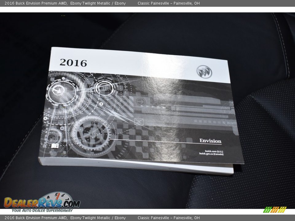 2016 Buick Envision Premium AWD Ebony Twilight Metallic / Ebony Photo #18