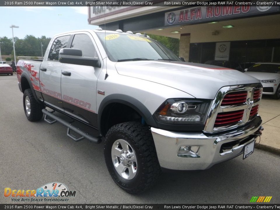 2016 Ram 2500 Power Wagon Crew Cab 4x4 Bright Silver Metallic / Black/Diesel Gray Photo #3