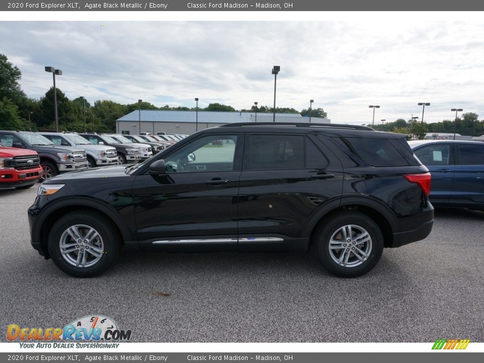 2020 Ford Explorer XLT Agate Black Metallic / Ebony Photo #2