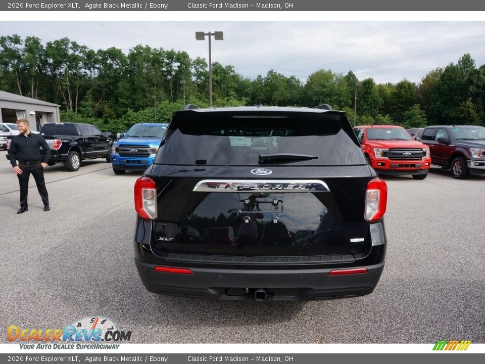 2020 Ford Explorer XLT Agate Black Metallic / Ebony Photo #3