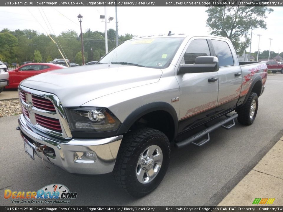 2016 Ram 2500 Power Wagon Crew Cab 4x4 Bright Silver Metallic / Black/Diesel Gray Photo #5