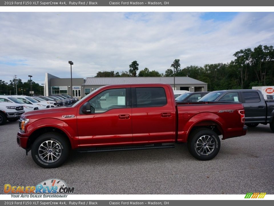 2019 Ford F150 XLT SuperCrew 4x4 Ruby Red / Black Photo #2